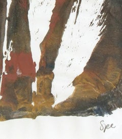 Pittura astratta inglese - Erba moderna