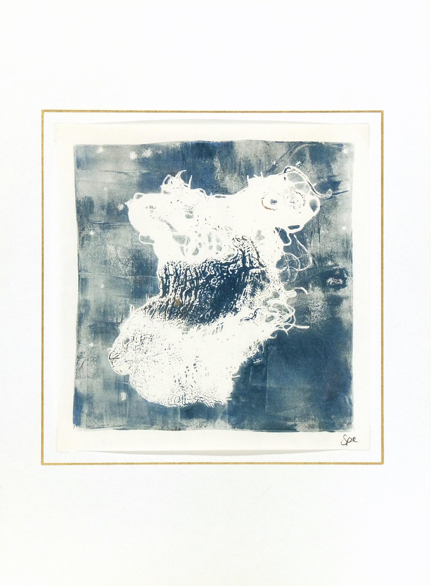 Lacey Zusammenfassung (Grau), Abstract Painting, von Unknown