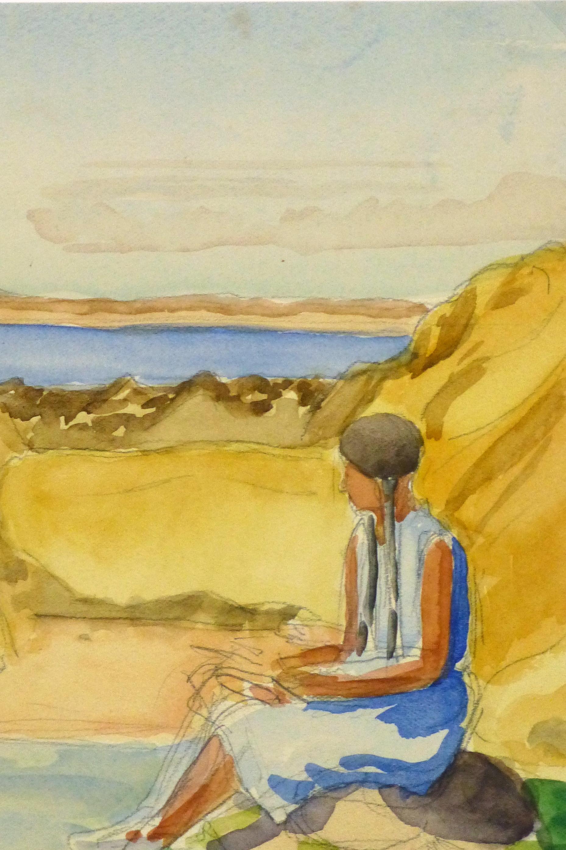 Lake Mead Watercolor - Art by Unknown