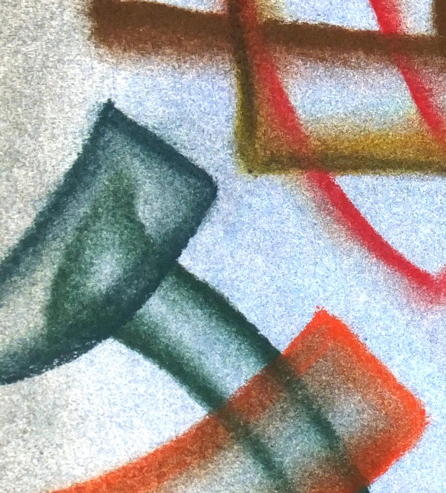 Equilibrio - Forme colorate astratte - Painting di Oscar Arturo