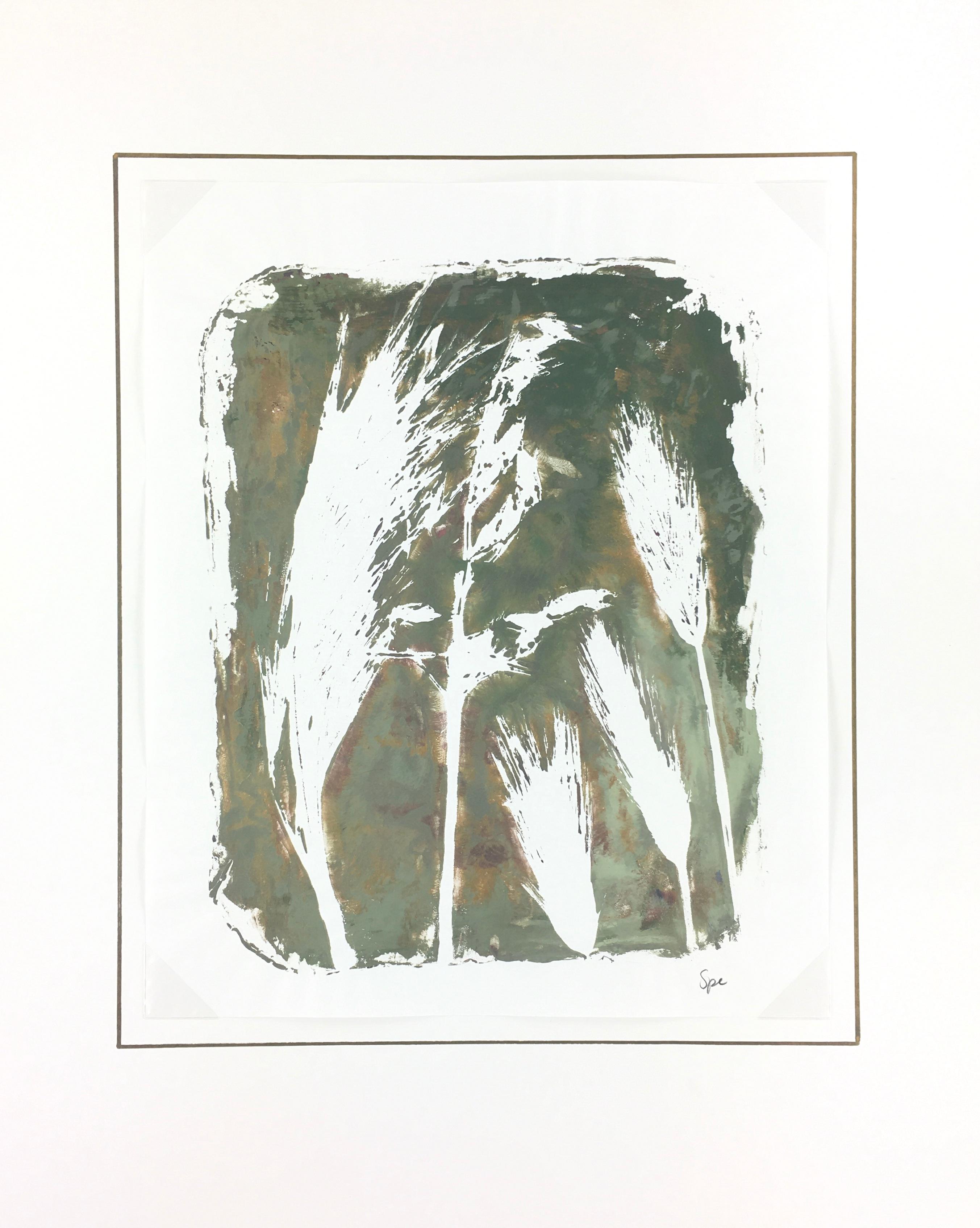 English Abstract Painting - Modern Grass 1