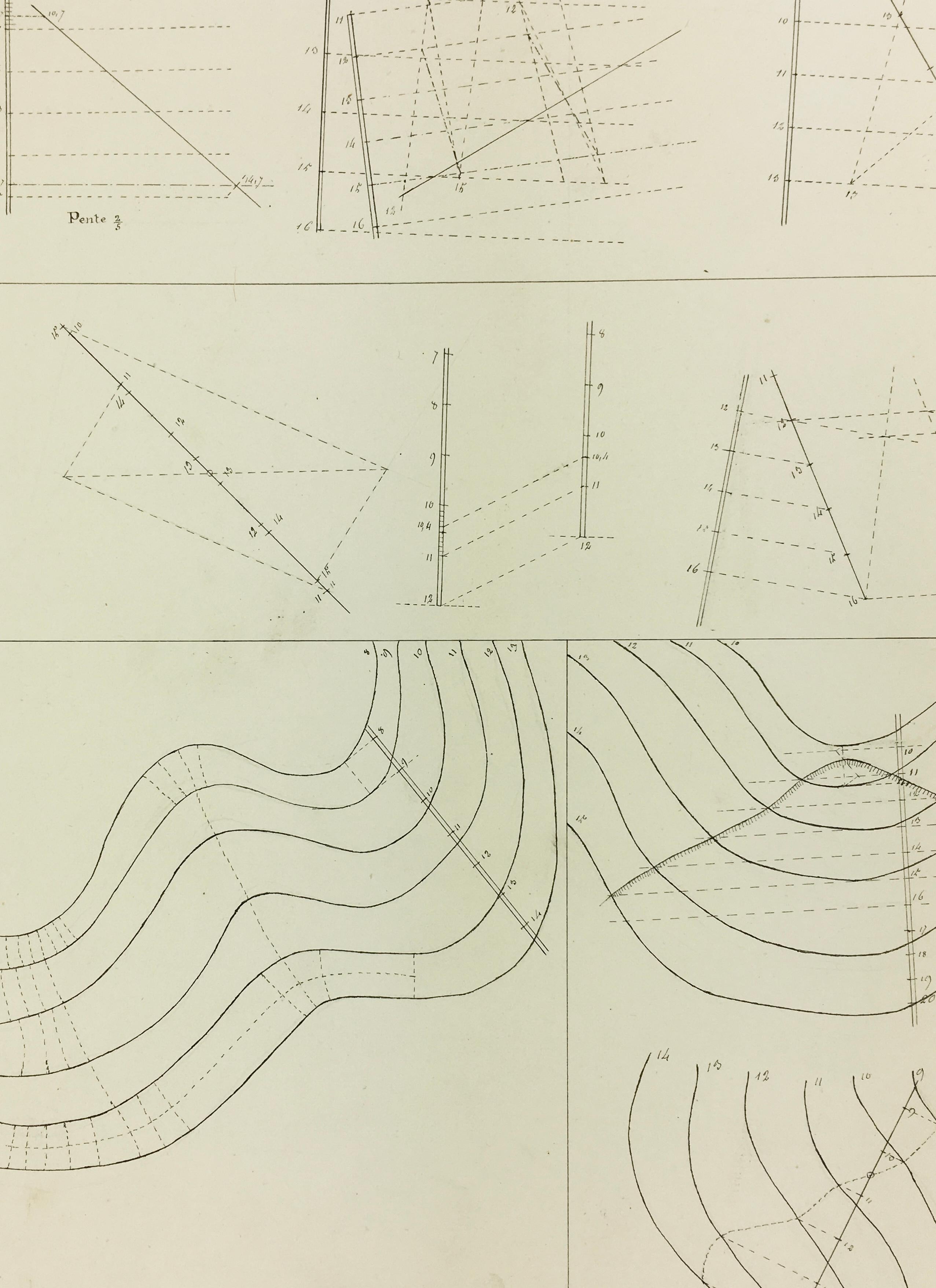 old technical drawings