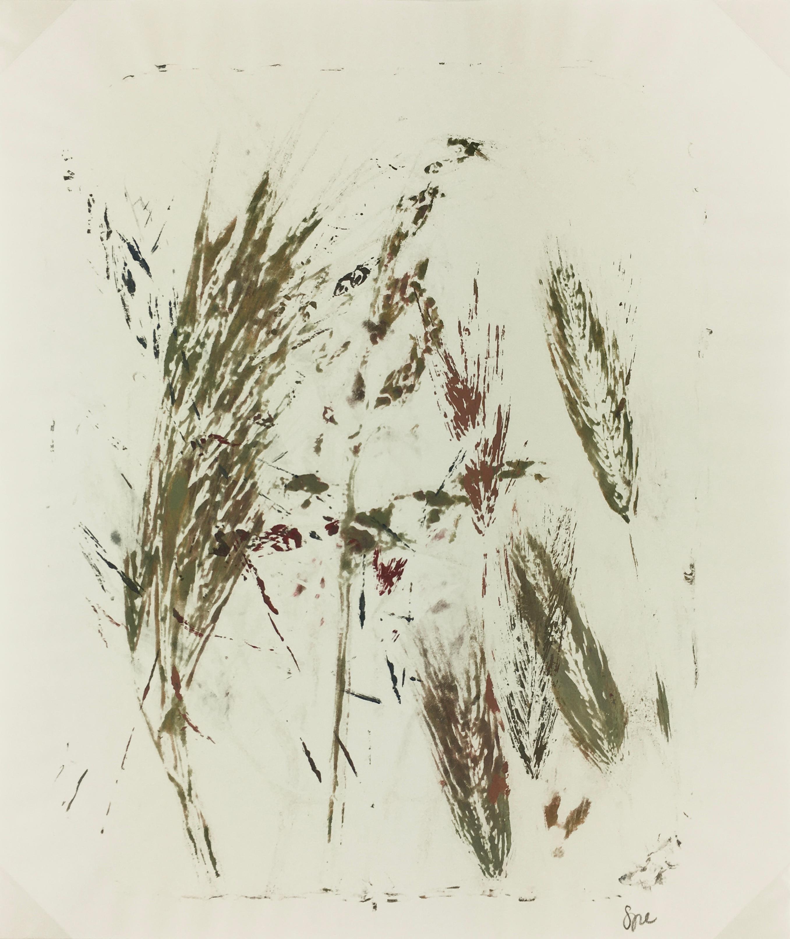 Pintura Abstracta Inglesa - Hierba Moderna