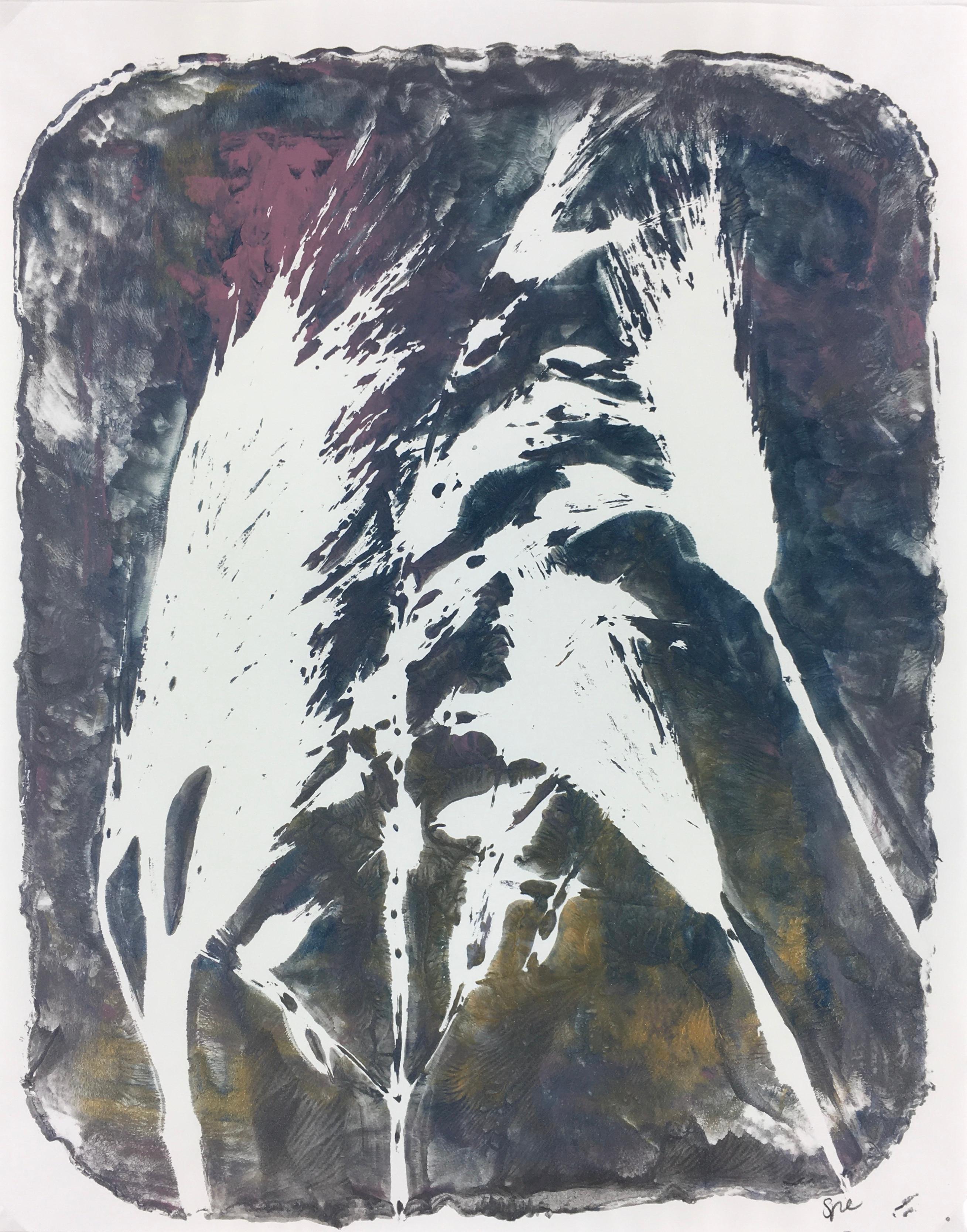 Abstract Painting di Spe  - Pittura astratta inglese - Erba moderna
