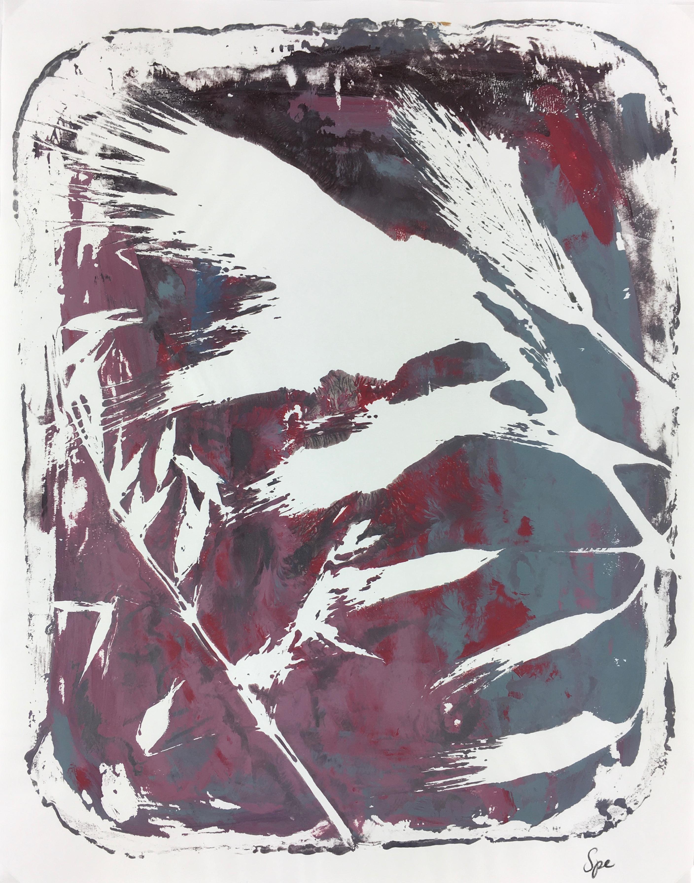 Pintura Abstracta Inglesa - Hierba Moderna