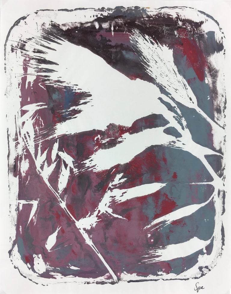 Spe - English Abstract Painting - Modern Grass For Sale at 1stDibs