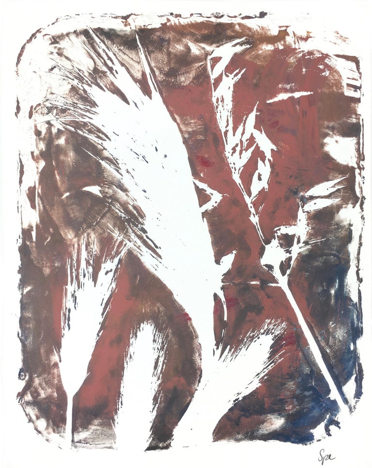 Spe - English Abstract Painting - Modern Grass For Sale at 1stDibs