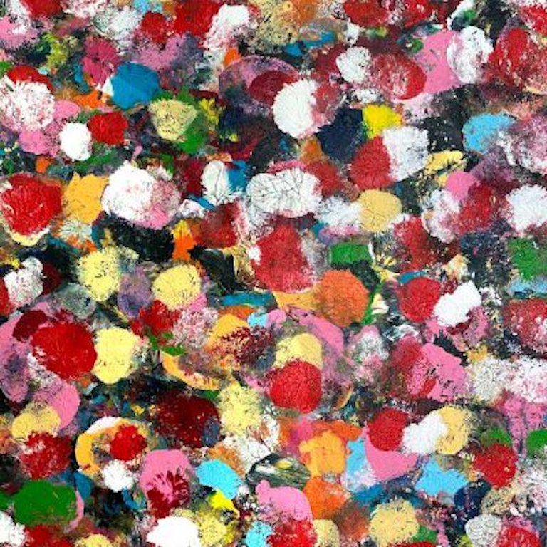 Abstract Painting Luigi Rodriguez - Wildflower N 7, Neuf