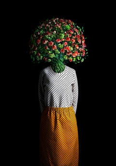 Roots N 28 - Contemporary, Miguel Vallinas, Bois, Portrait, Photographie en couleur