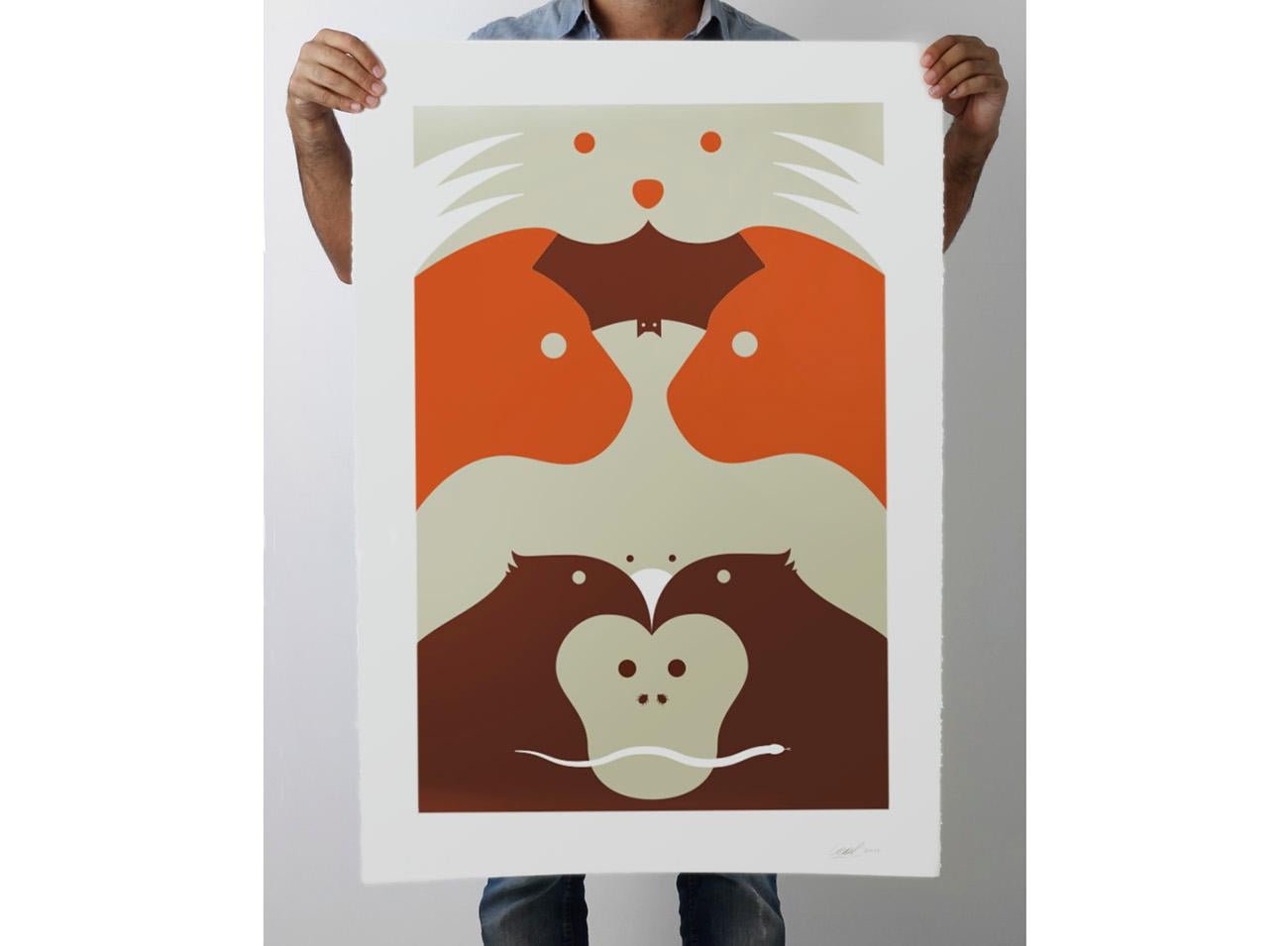 Wild Wildleder – Print von Guillermo Leal