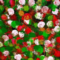 Wildflower Nº 18 Luigi Rodríguez canvas boxing colors flowers red pink green 