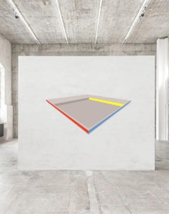 Substraction II Abstract Geometric Painting Melissa Dupont