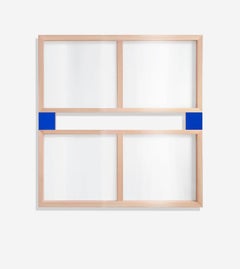 Blue See-Through Painting (four panels)