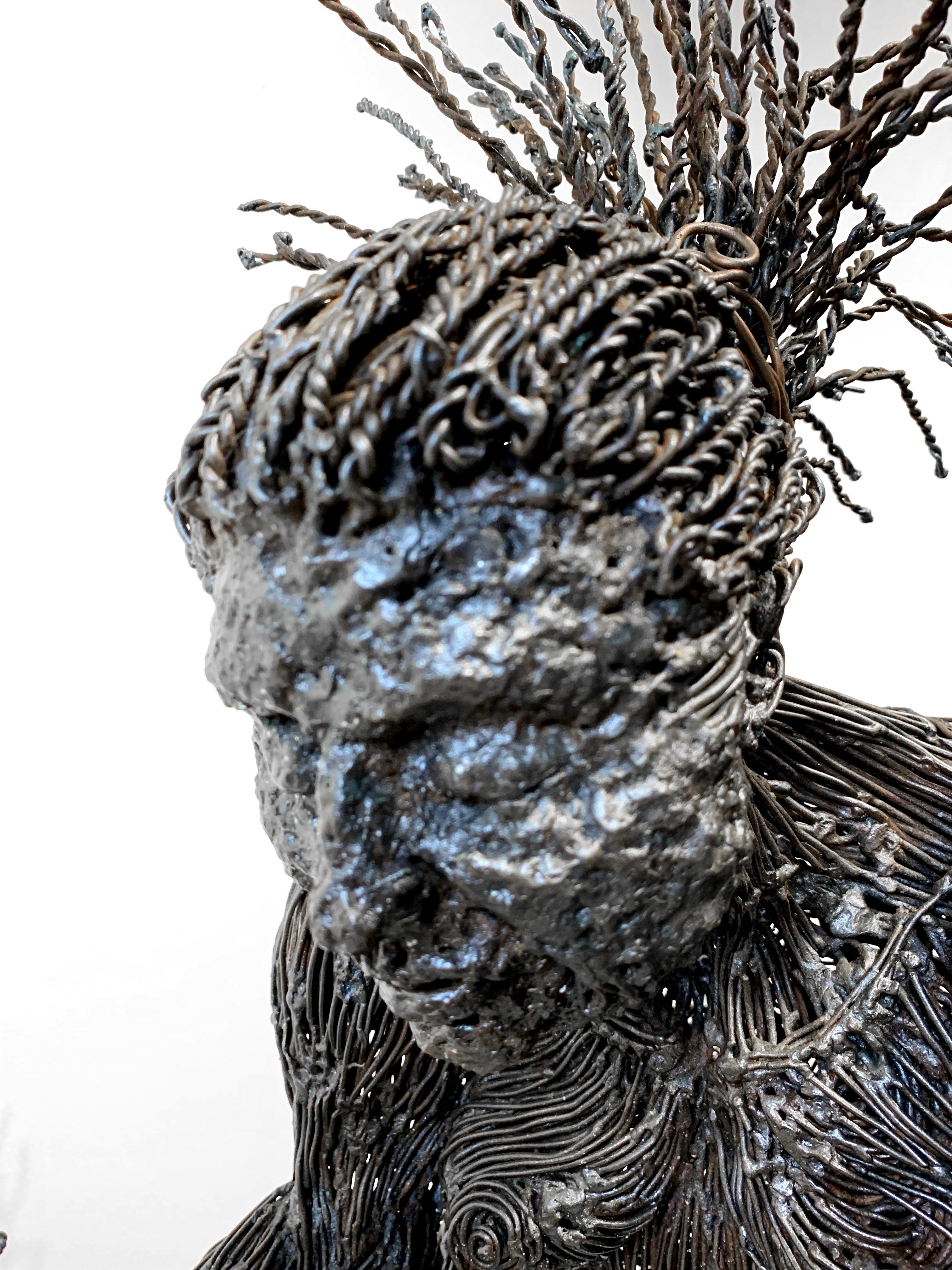 HOLDING PEACE - Feminist Sculpture by Evany Zirul