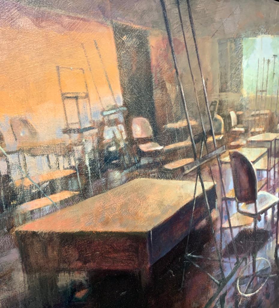 STUDIO 112 - Impressionist Painting by Kevin Stewart- Magee