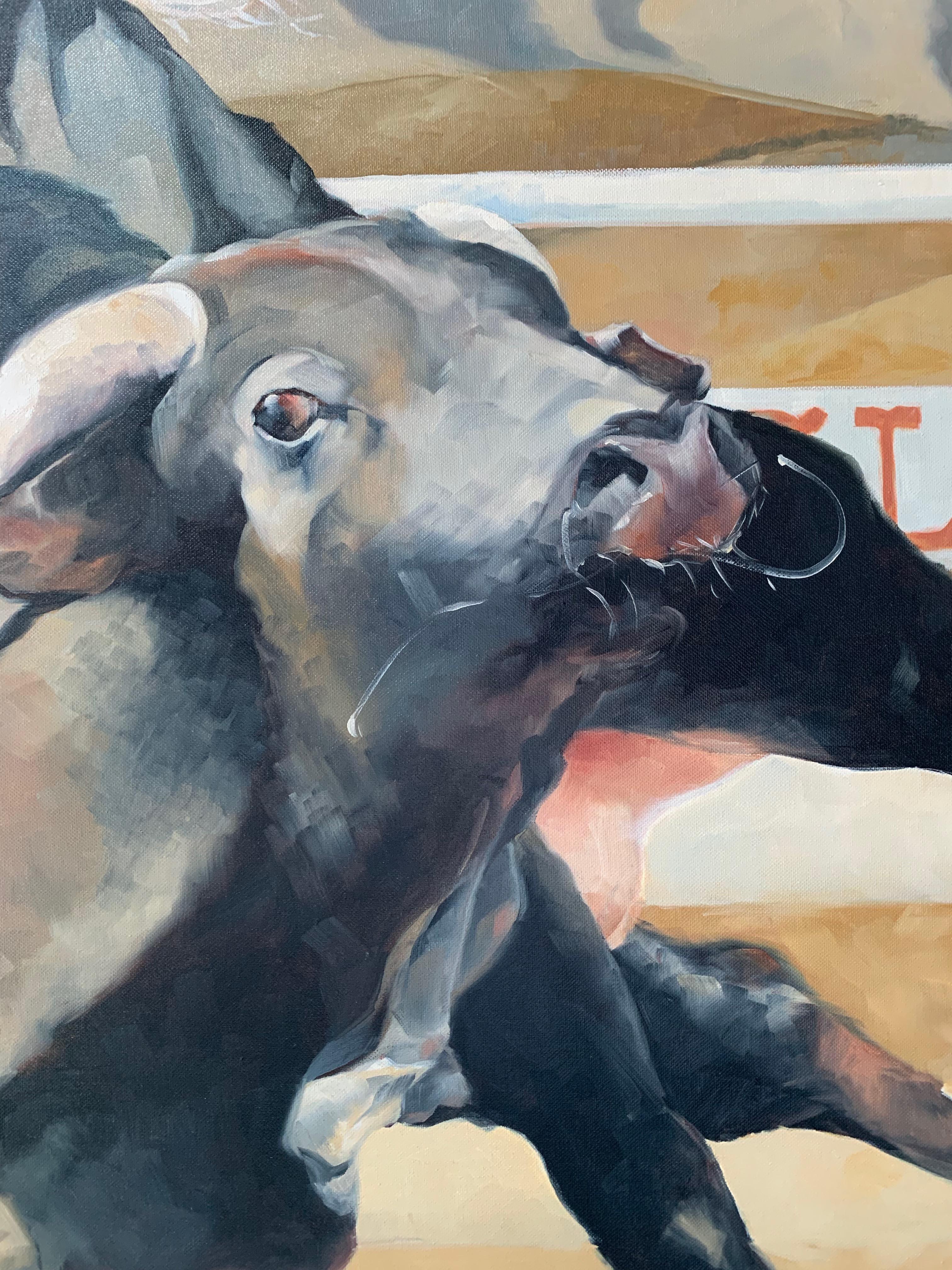 10 SECONDS OVER CLOVIS - Painting by Jerry Scott