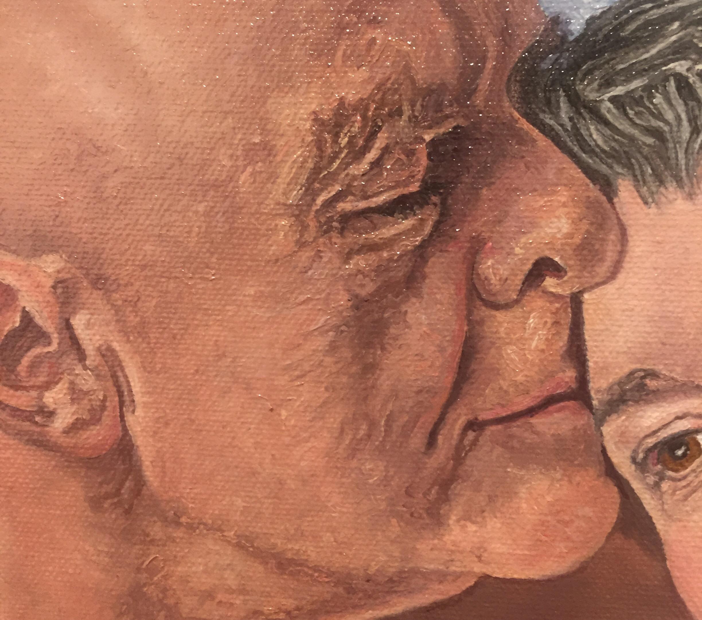 Jack Reilly, Two Perfect Souls in a Perfect Place and Time, Mixed Media, 2018 For Sale 2