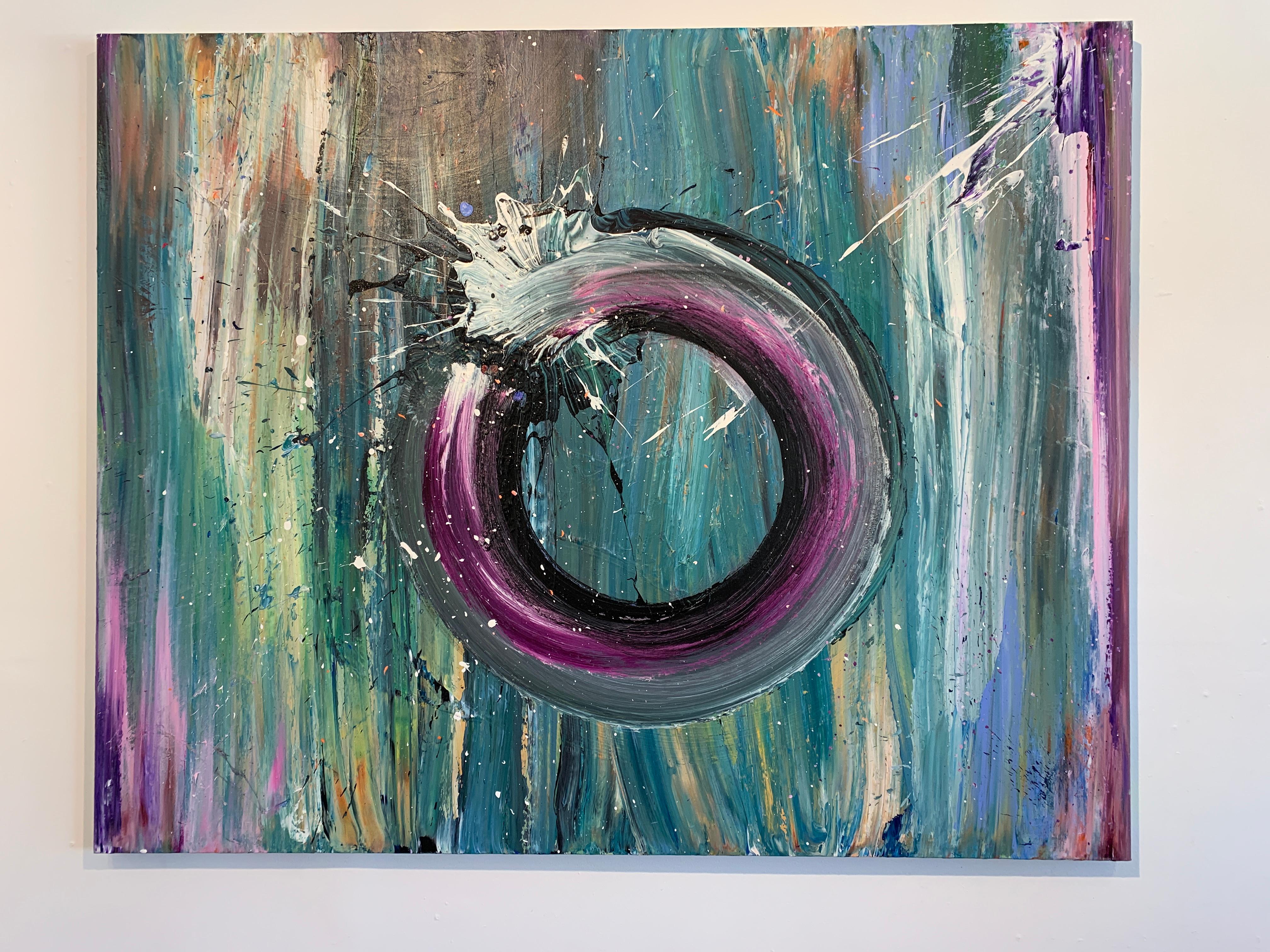 Tyler L. Barnett Abstract Painting - Untitled Enso