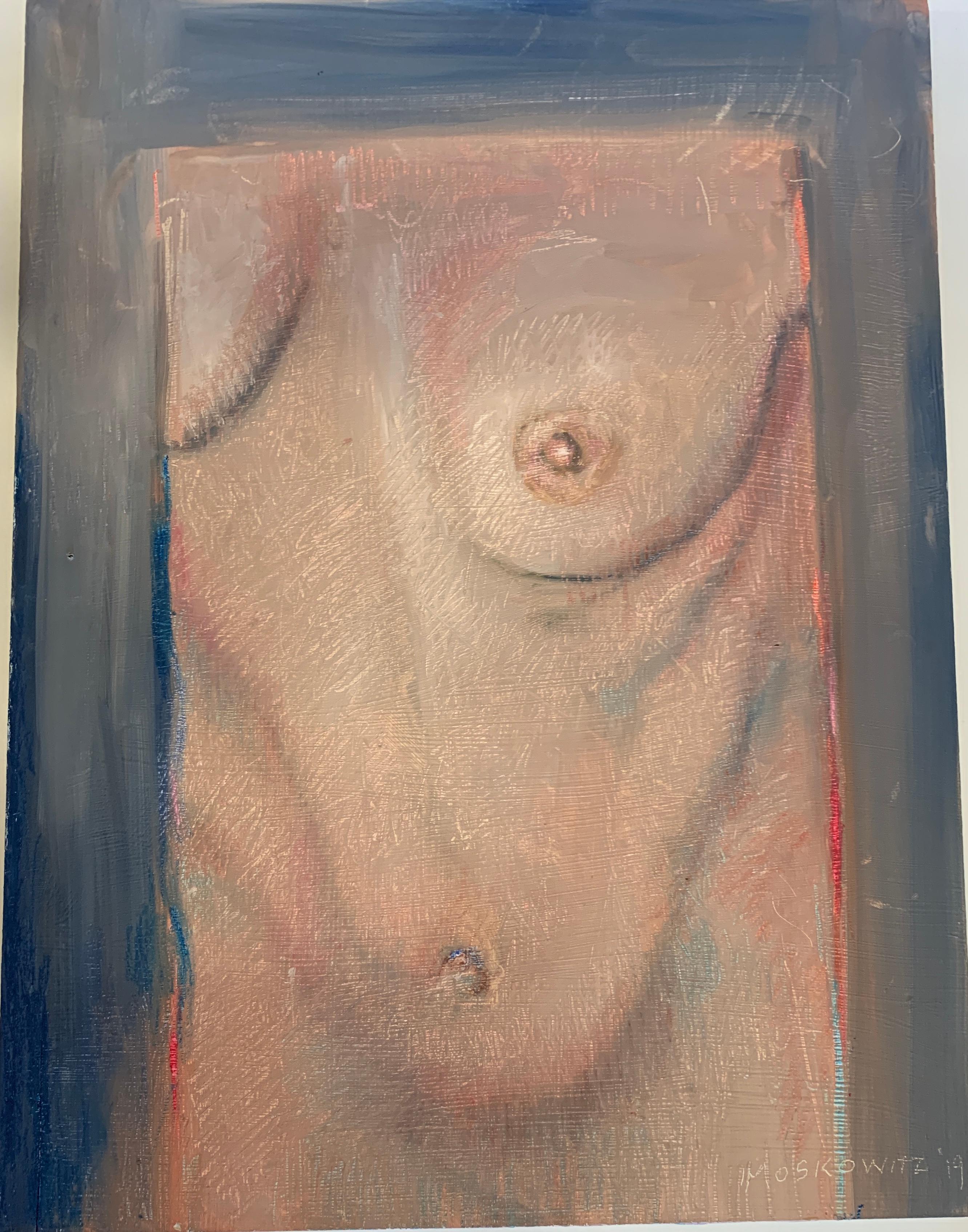 Marjorie and Bob Moskowitz Nude Painting - Torso