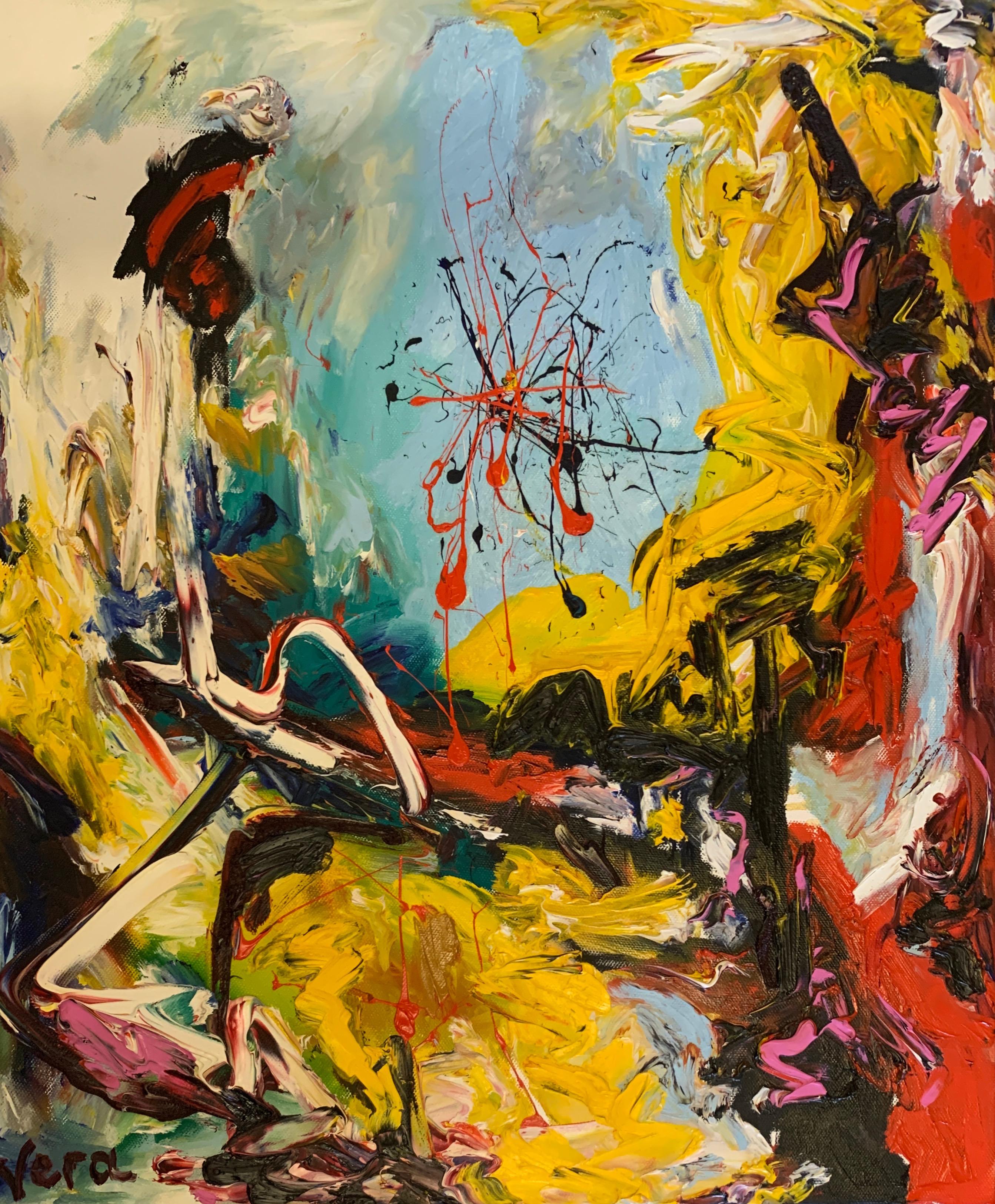 Abstract Painting Vera Arutyunyan - Cardinal Virtue II