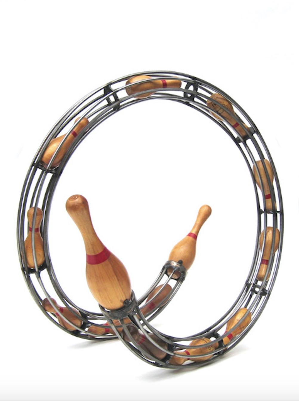 Espiral Pin Pequeña - Sculpture de Aaron Kramer