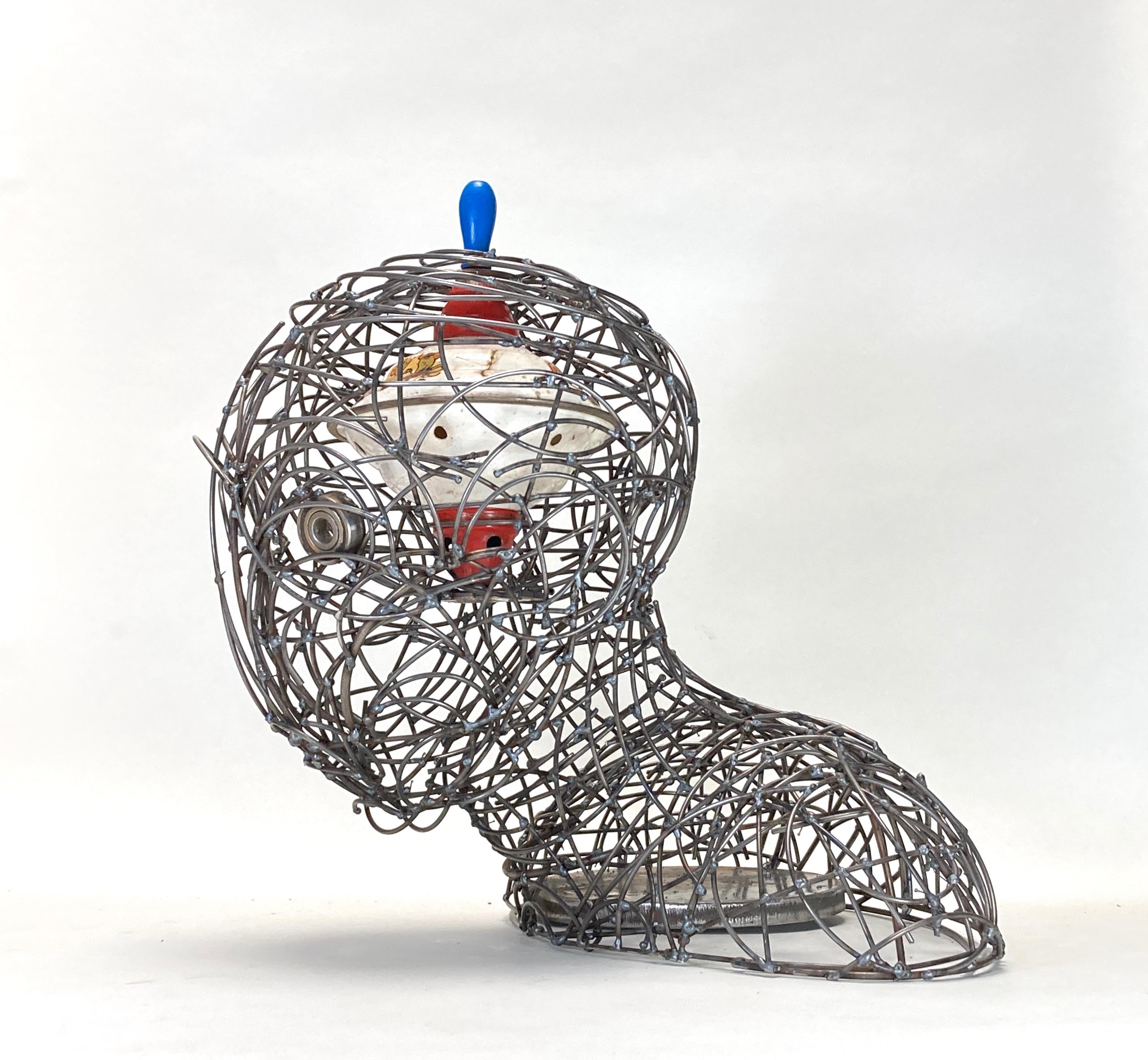 My Head is Spinning - Sculpture by Aaron Kramer