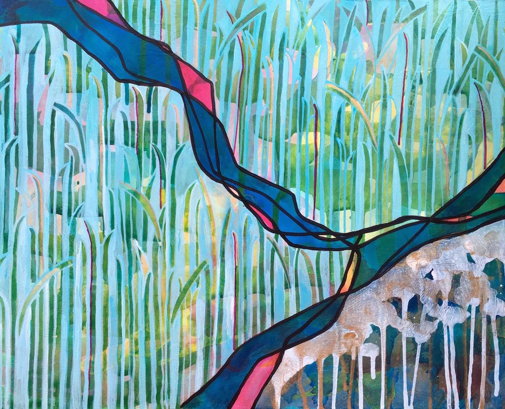 Odette Allen Abstract Painting - Savannah Rice