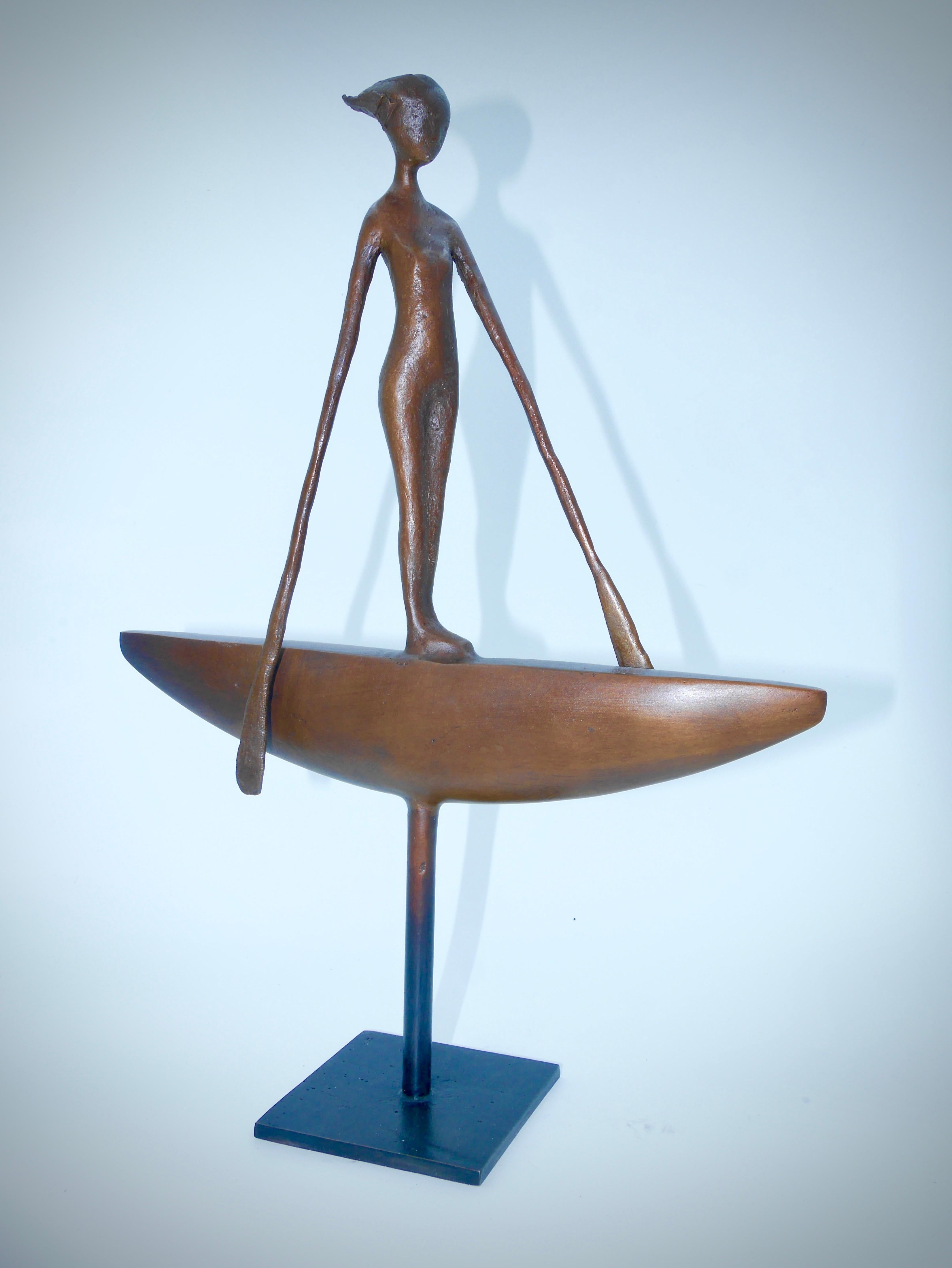 Figurative Sculpture Hadiya Finley - Afloat (attelage)