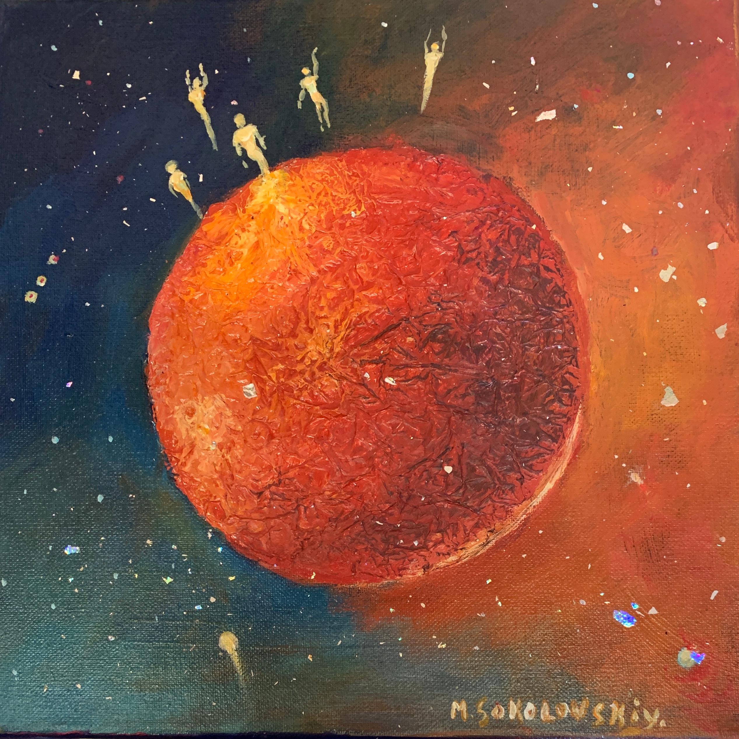 The Red Planet - Painting by Mikhail Sokolovskiy