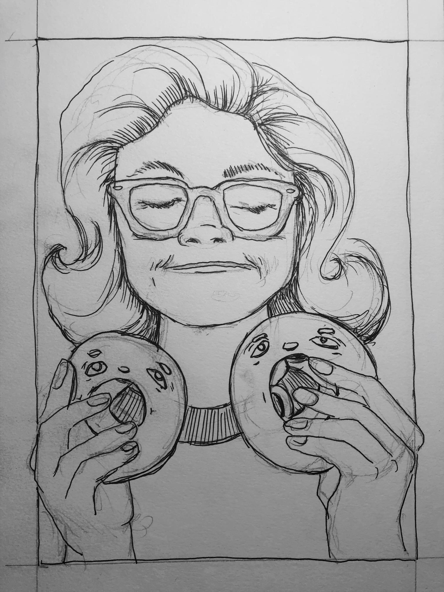 Donut Spex Sketch