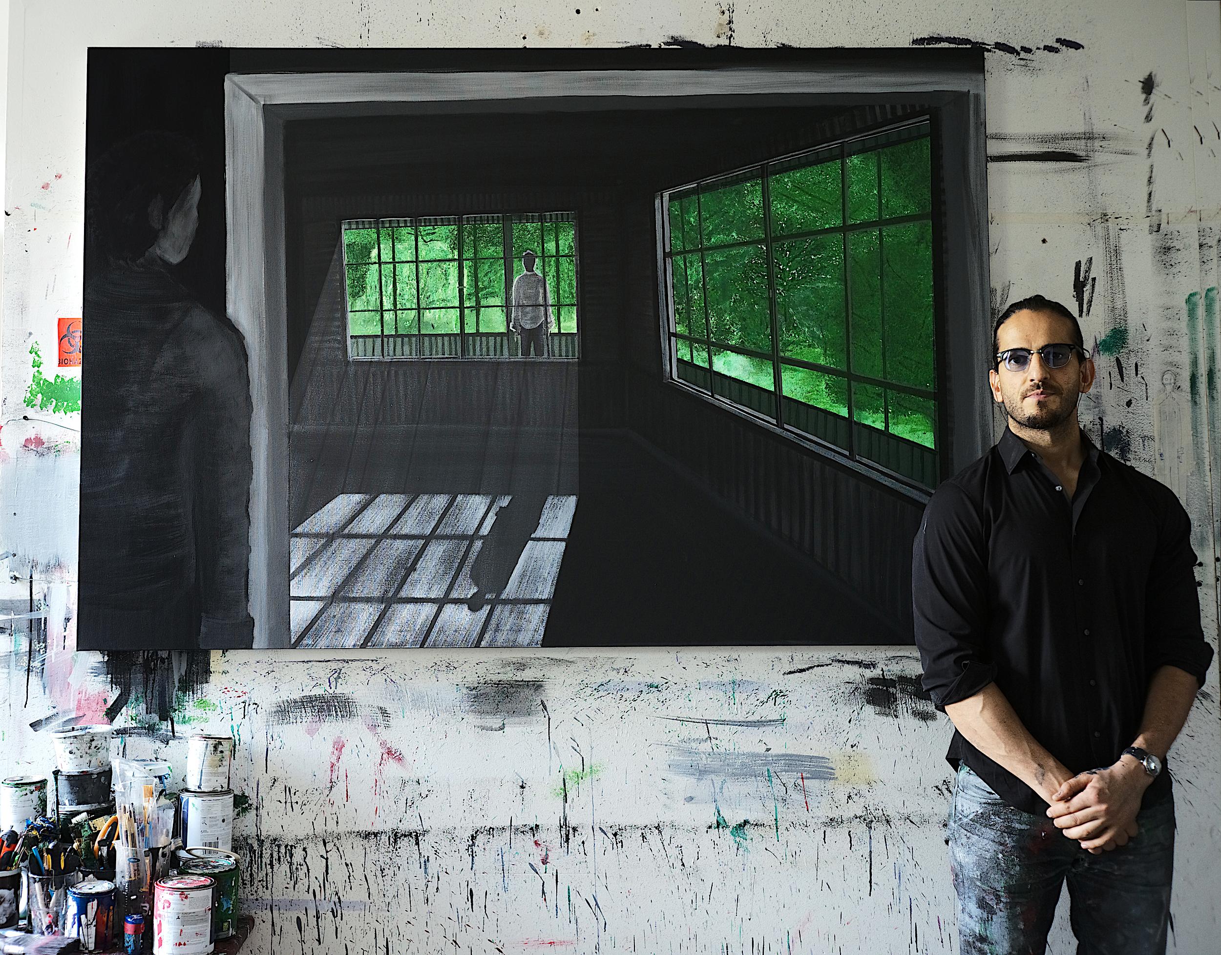 Seth und ich – Painting von Aljoscha Farassat