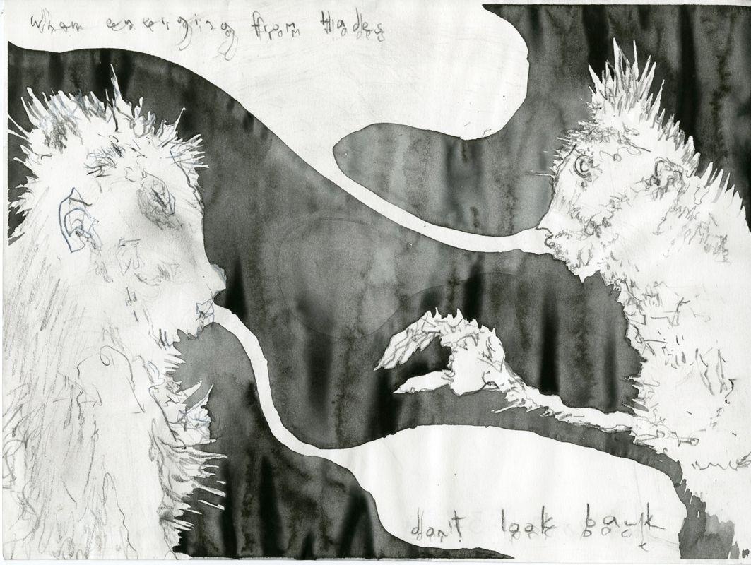 Jim Holyoak Abstract Drawing - Emerging from Hades
