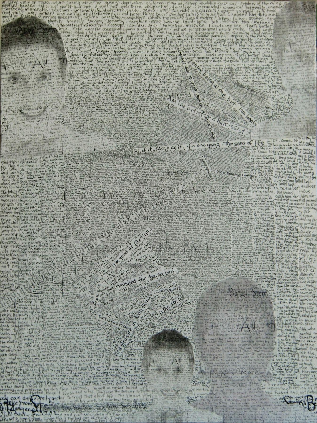Zeitschrift für Fantasie und Wahrheit – Mixed Media Art von Betzi Stein