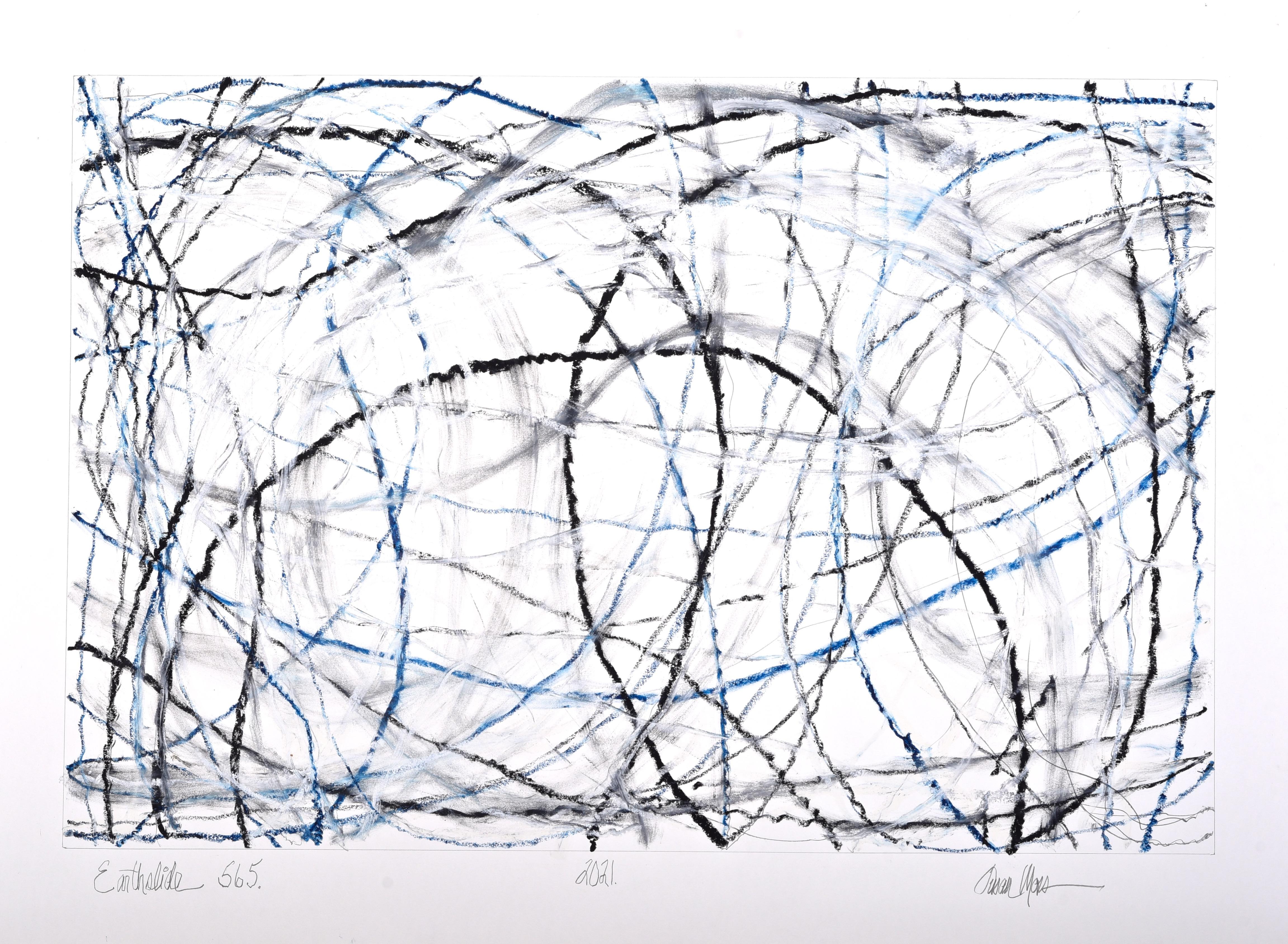 Susan Moss Abstract Drawing - Earthslide 565
