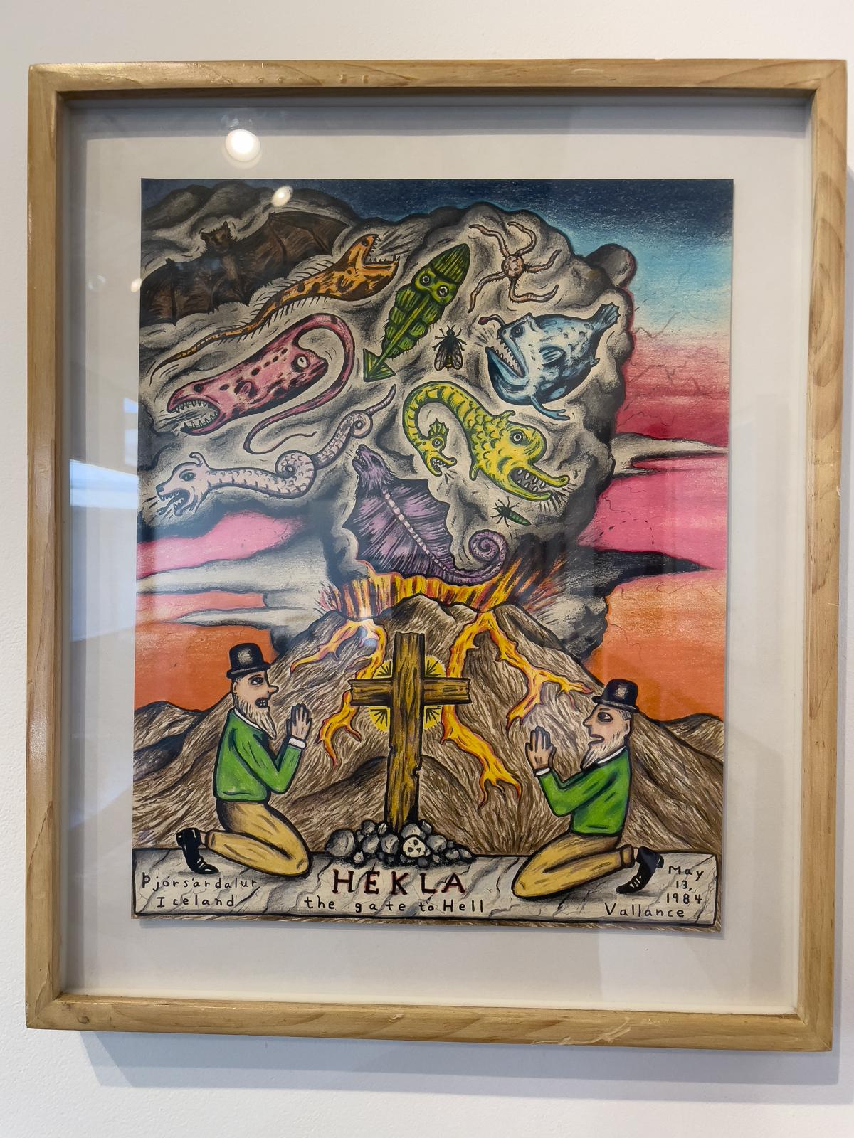Hekla - Art by Jeffrey Vallance