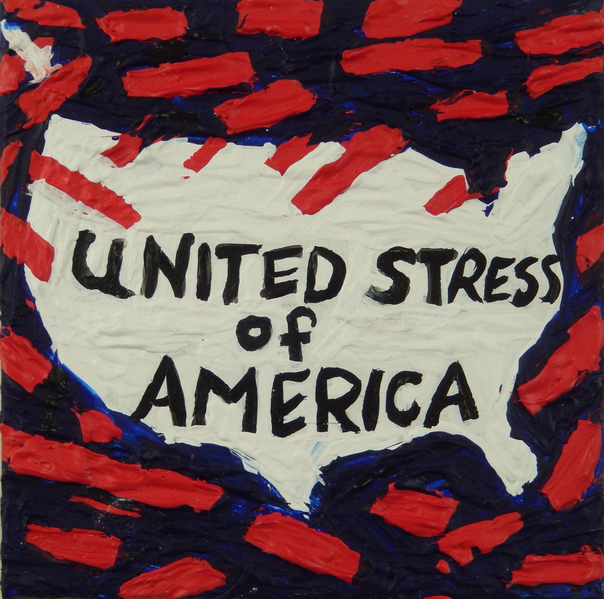 Linda Smith Figurative Painting - United Stress of America 2, 2017