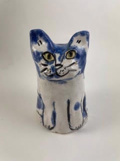 Small Cat With Shades Of Blue, 2022