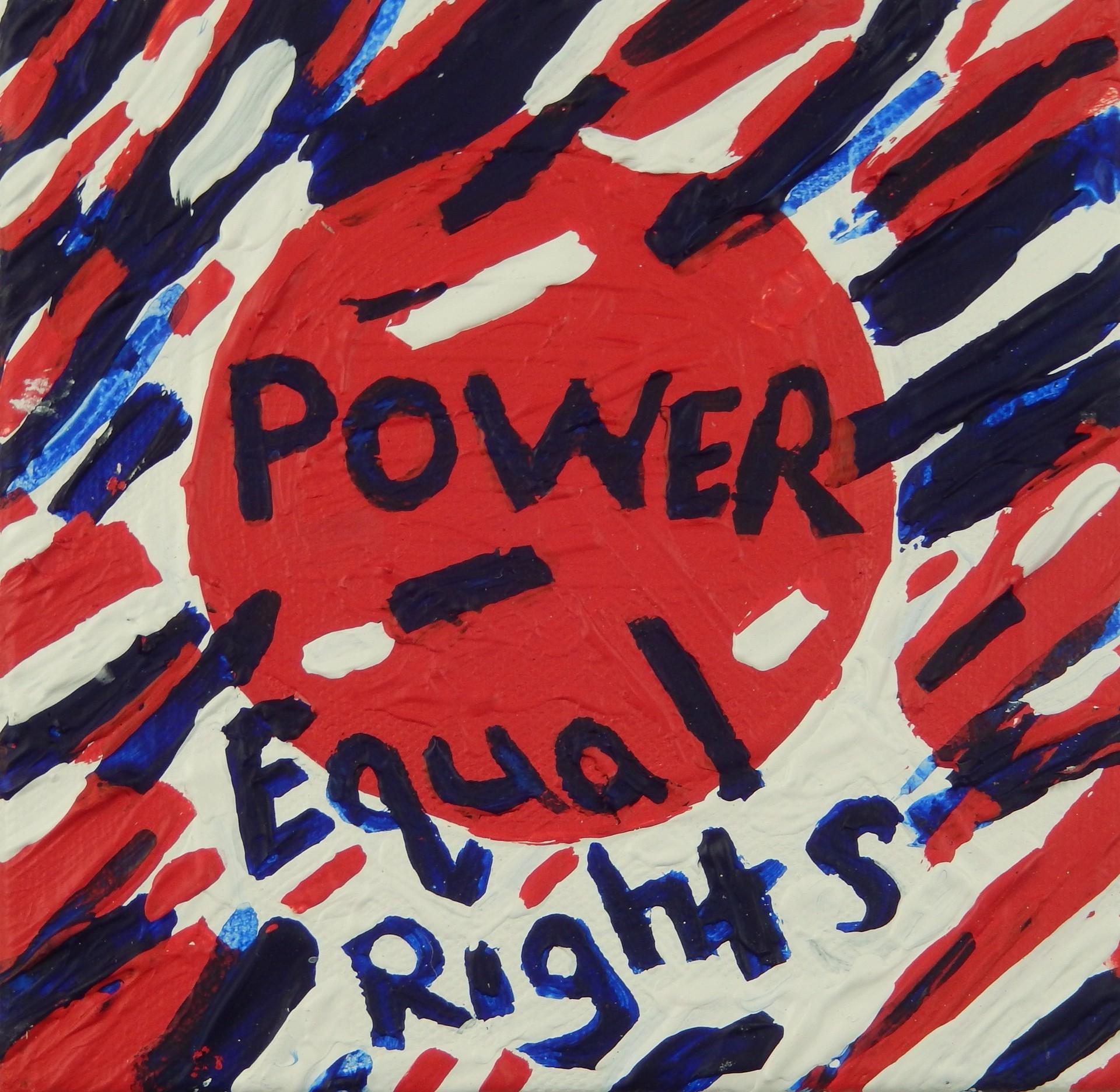 Linda Smith Figurative Painting - Power, Equal Rights, 2017