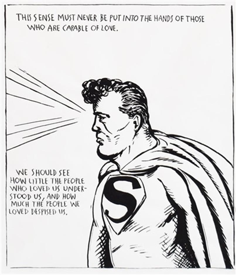 Raymond Pettibon - Untitled (The sense must...) For Sale at 1stDibs
