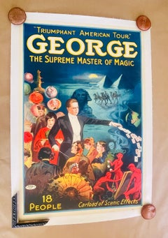 Set of 6 Vintage European Advertising Posters, 1900-1926, Bicycle & Theater