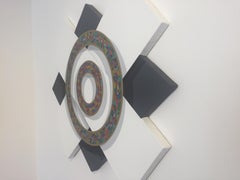 Jack Reilly, Circles of Time, Mixed Media, Abstract Ilusionist Work, 2016