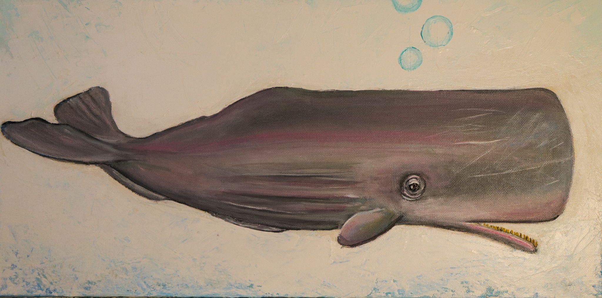 Douglas Alvarez Animal Painting - Whale Tail