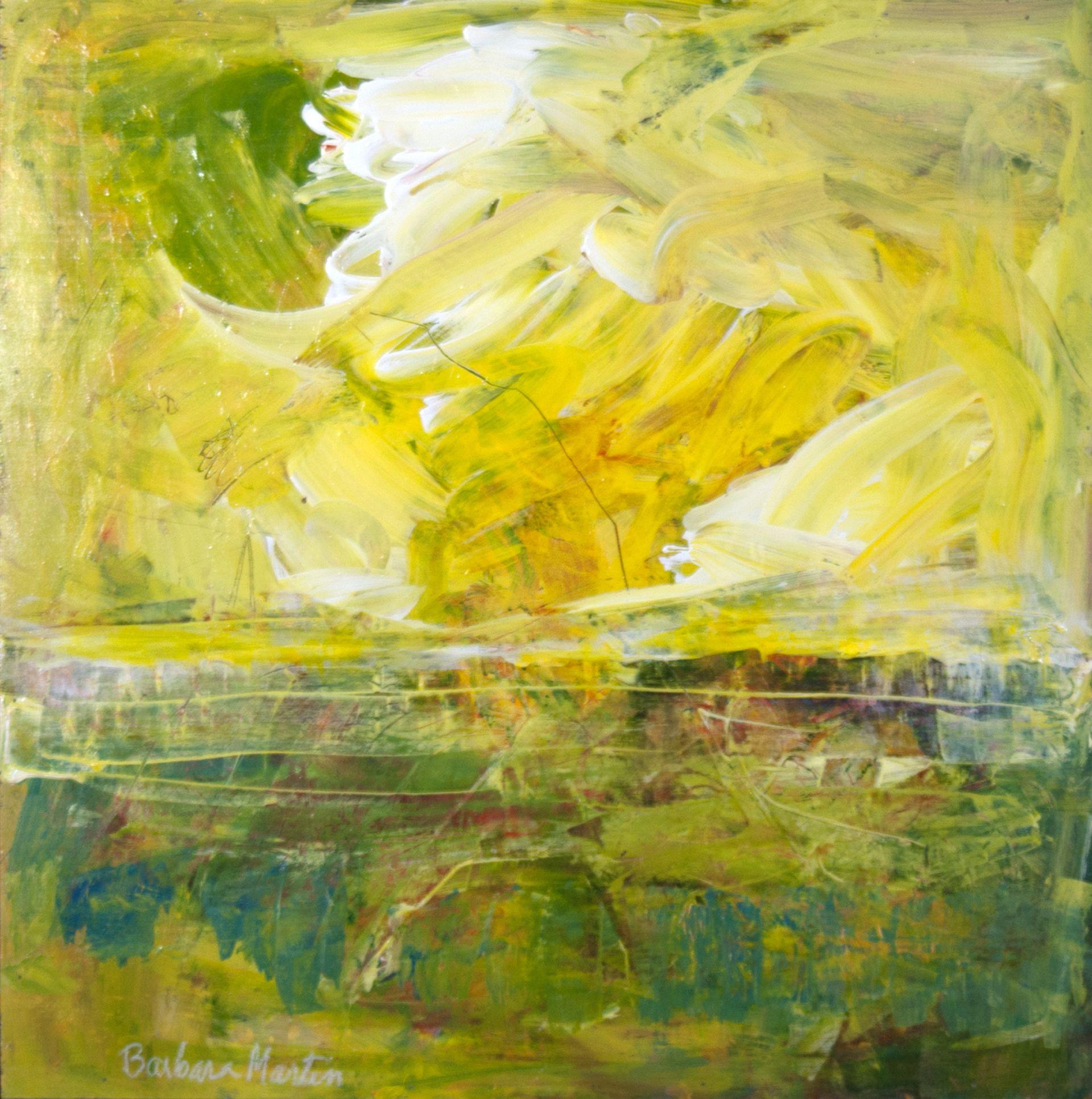 Barbara Martin Abstract Painting - The Escarpment