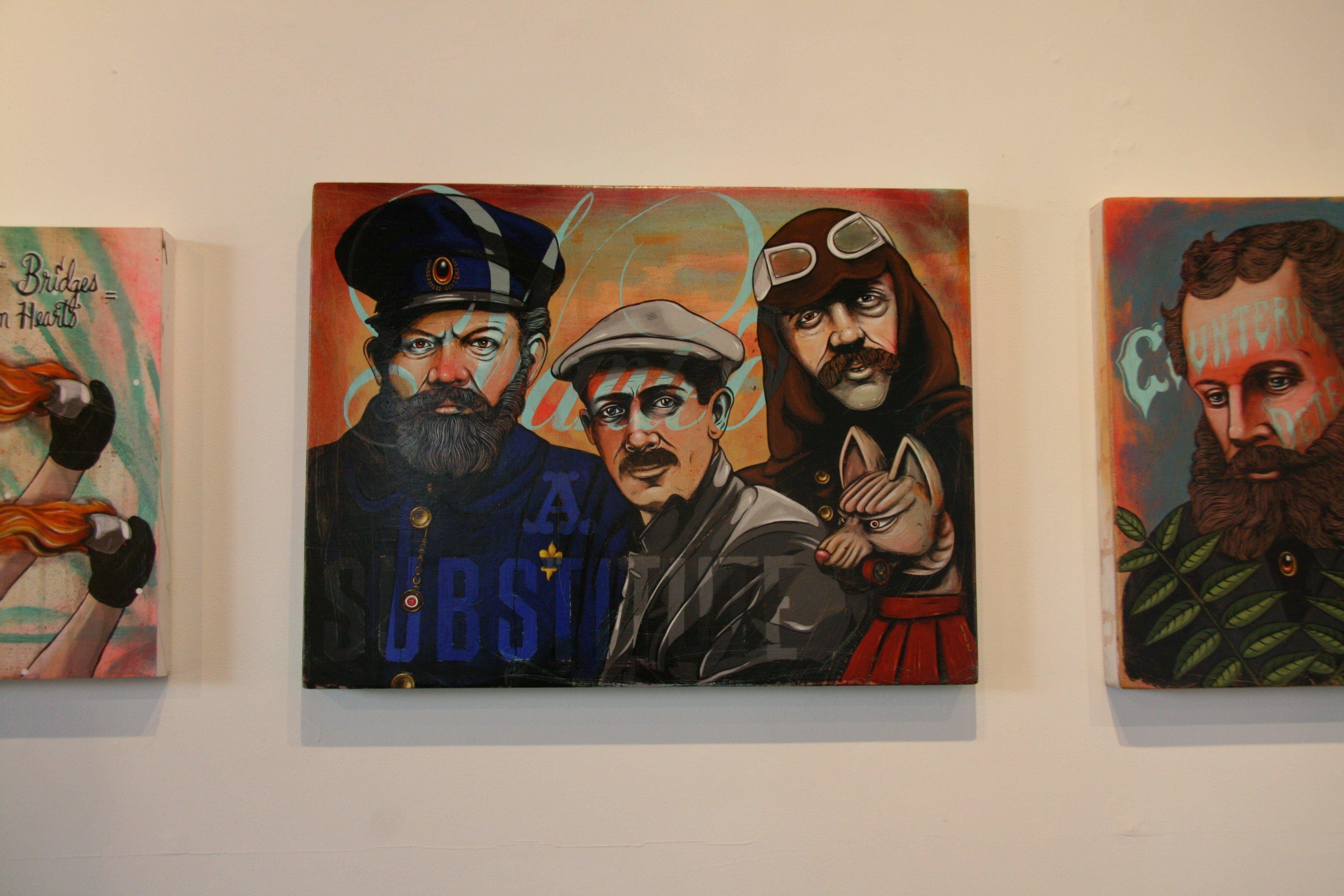Wanted a substitute - Painting by Mike Maxwell