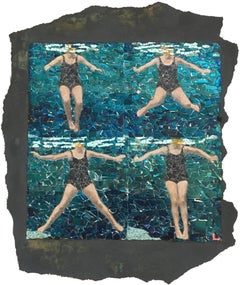 Fig.40. Pisar el agua utilizando la patada de braza