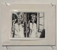 Die Skizze der Walnussholzscheibe habe ich angefertigt