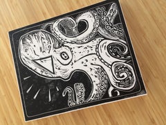 Octopus im Nussbaumschliff