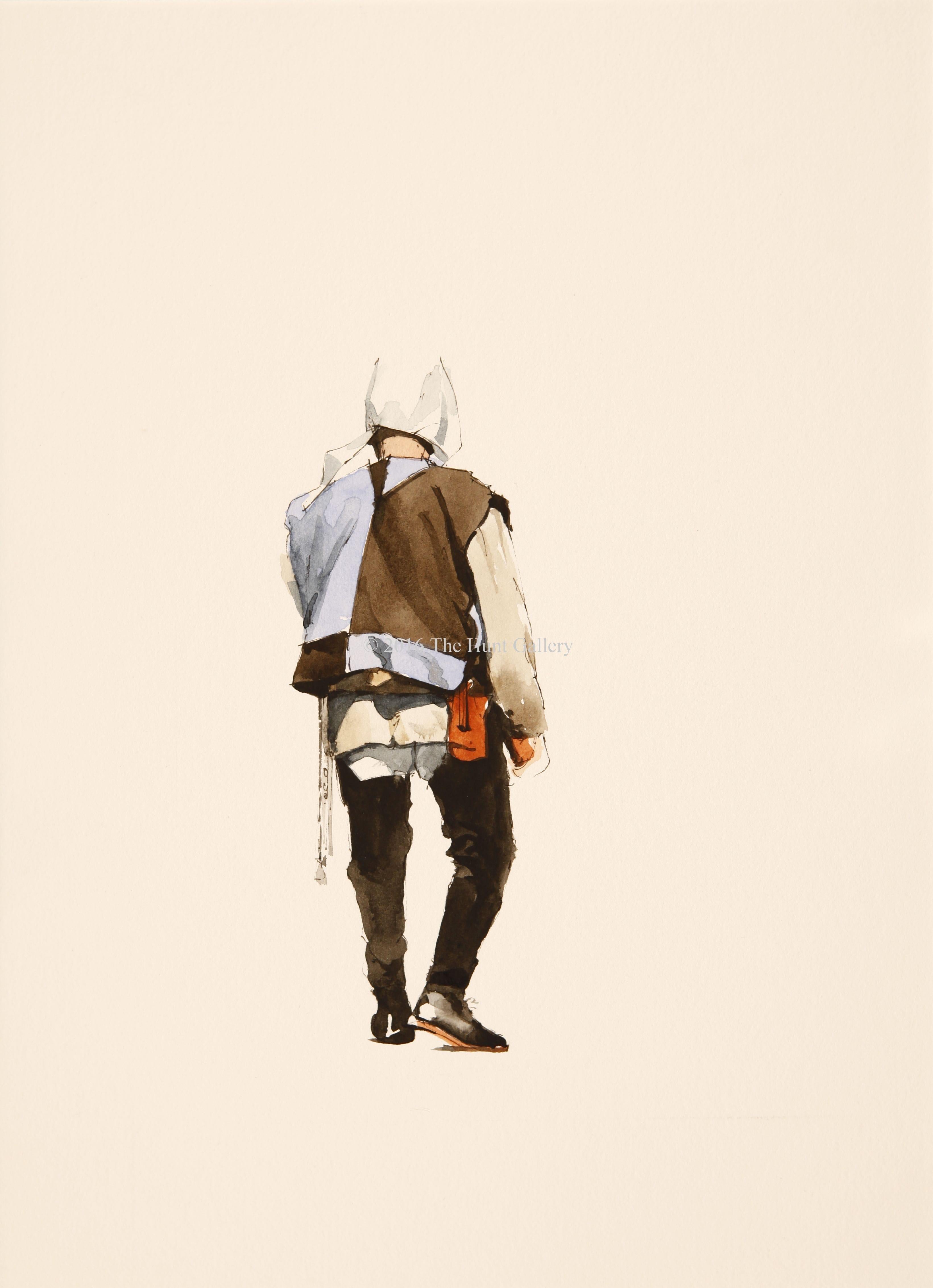 The yeoman
by
Michael John Hunt
Pen and watercolour
9" x 6"