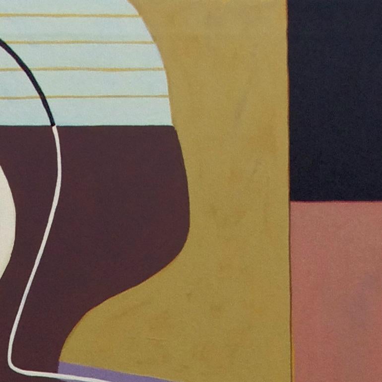 Circle of Life, Bernard Simunovic, Abstract Geometric, Figurative, Woman, Blue 3