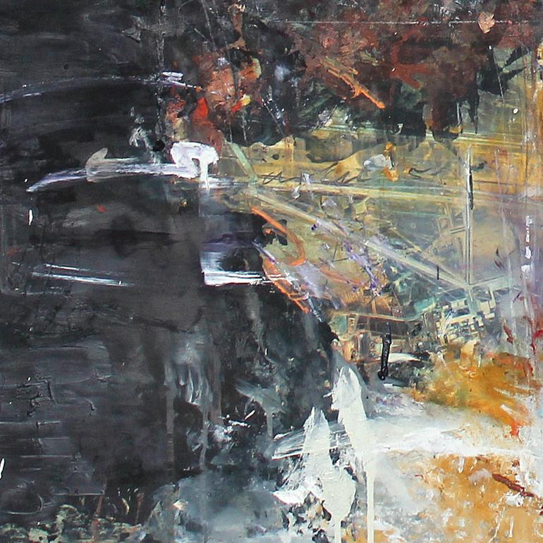 Area 51, Stefan Heyer, Contemporary Abstract Collage, Unique Mixed-media Wood 3